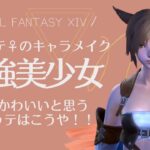 【FF14⚜️】ミコッテ♀（メス）最強にかわいいと思うキャラメイク解説