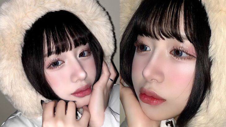 次に絶対流行るコールドメイクしたら過去一可愛い顔になった🥺❄️【I’m Cold Makeup】