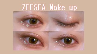 ⌜MAKE VLOG⌟ZEESEAのパレットを使って春の中華メイク 第1弾＿Make up