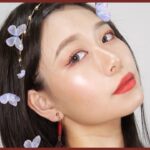 【中国メイク第3弾】ワンホン風メイク🇨🇳【チャイボーグ】 中国化妆  China makeup by桃桃