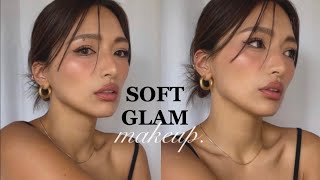 【SOFT GLAM】初夏のヌーディメイク🥥素肌感/フサフサ眉/立体感/ナチュラル