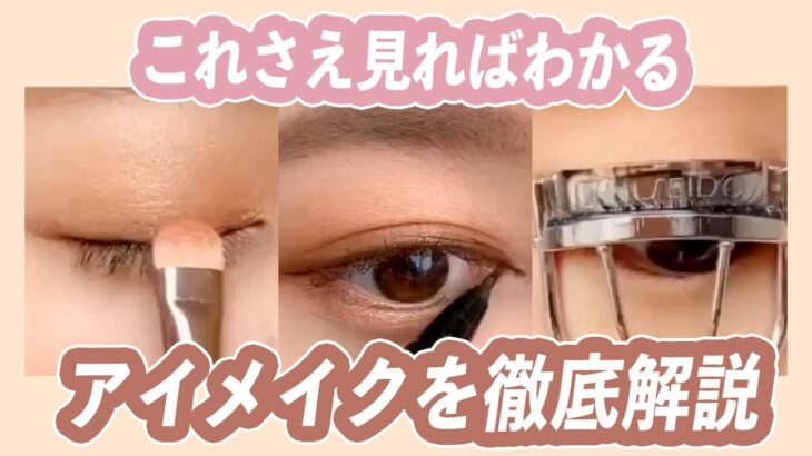 【メイク初心者向け】これを見ればわかる✨アイメイクを徹底解説👀＊アイシャドウ、ビューラー、アイライン、マスカラ＊クリッパー：水越みさと