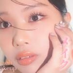 【ワンホン】艶めき黄桃メイク🍑水蜜桃より可愛い‪🧡‬‪Yellow peach makeup