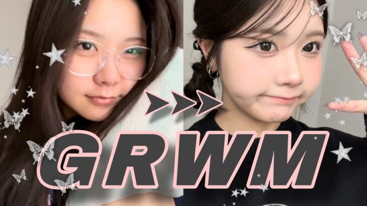 【GRWM 】寝起きから最近の毎日メイク大公開☆*。