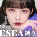 【中国メイク】念願の！ZEESEA縛りでパープルチャイボーグのメイク🔮☁️【イエベ×暗髪】