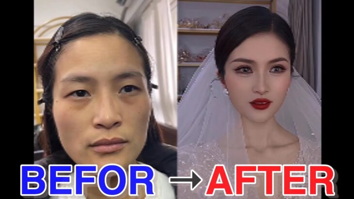 【中国】詐欺特殊メイク花嫁1/【China】amazing makeup for the bride1