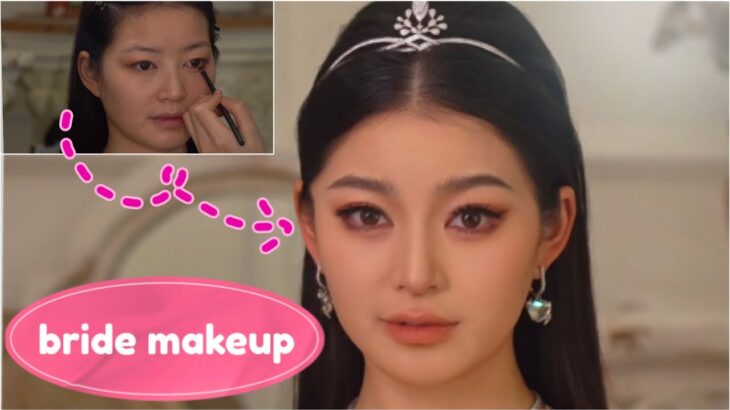 【花嫁メイク】キリッとした顔から可愛い系美人へ/bride makeup