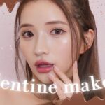 【バレンタインメイク】告白大成功間違いなし💘？！新作コスメで大人かわいいピンクメイクでデートしよ🍫💗