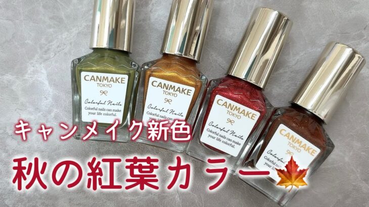 キャンメイク秋新色が可愛い💅🍁全部限定色だよ💓