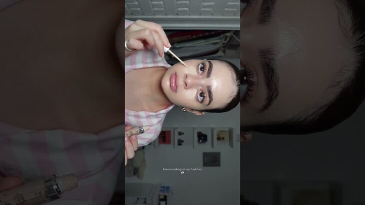 Korean makeup on my ARAB face #makeup #foryou