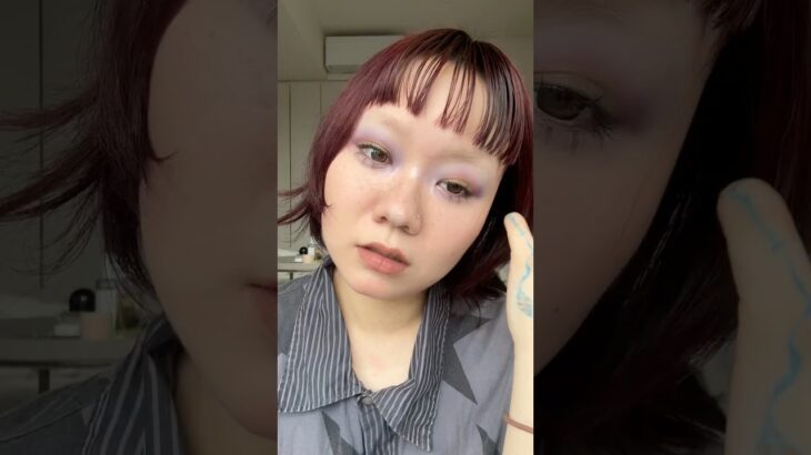 dying flower inspired look 🥀枯れてるお花風メイク🧚‍♀️ これまじ可愛い