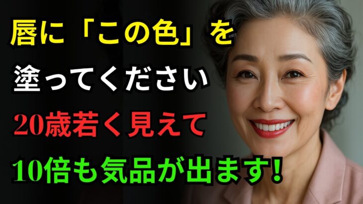 60代以降は「こうやって」メイクをしましょう！20歳若返って上品に見えます｜肌ケアの秘訣大公開｜賢くて賢明な人間関係のアドバイス